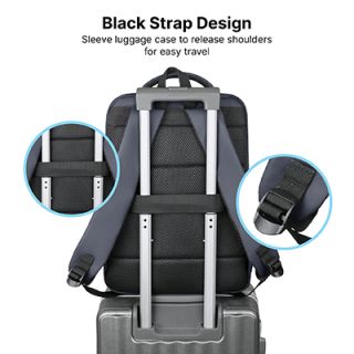 15.6" DOLLY Laptop Backpack with External USB Port 03
